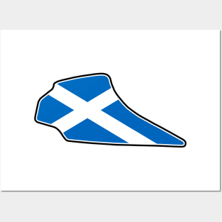 Knockhill Racing Circuit [flag] Posters and Art